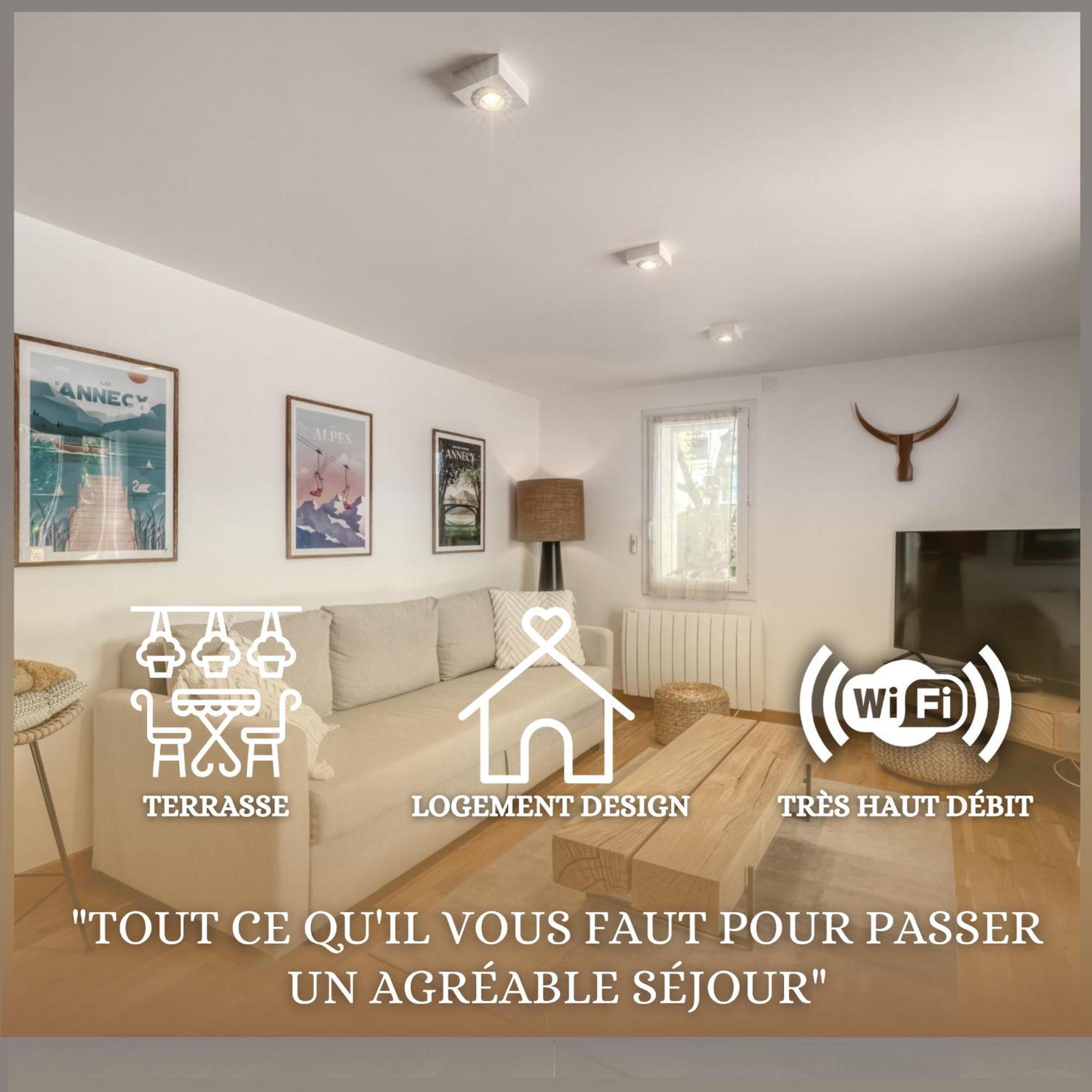 Appartement Chaleureux A Sévrier Extérieur photo